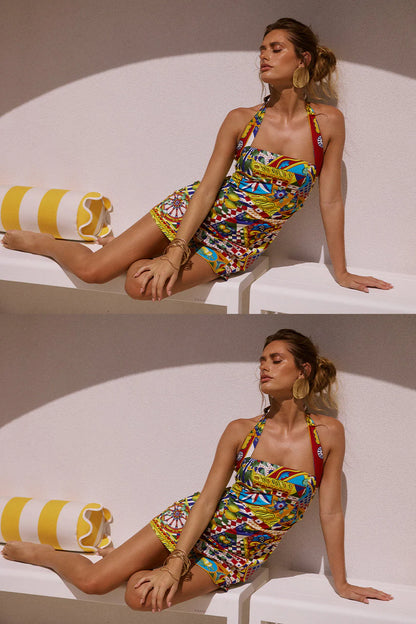 Aera Mini Dress - Çok Renkli