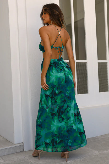 Calista Elbise - Yeşil