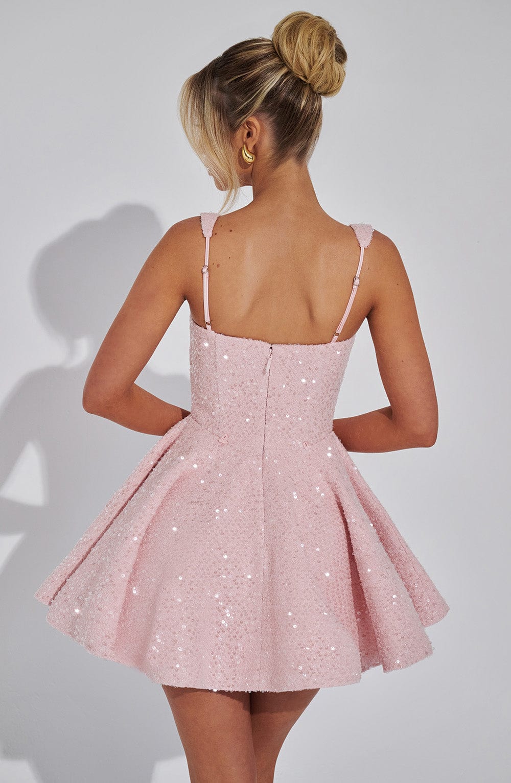 Dorothy Mini Elbise - Pembe