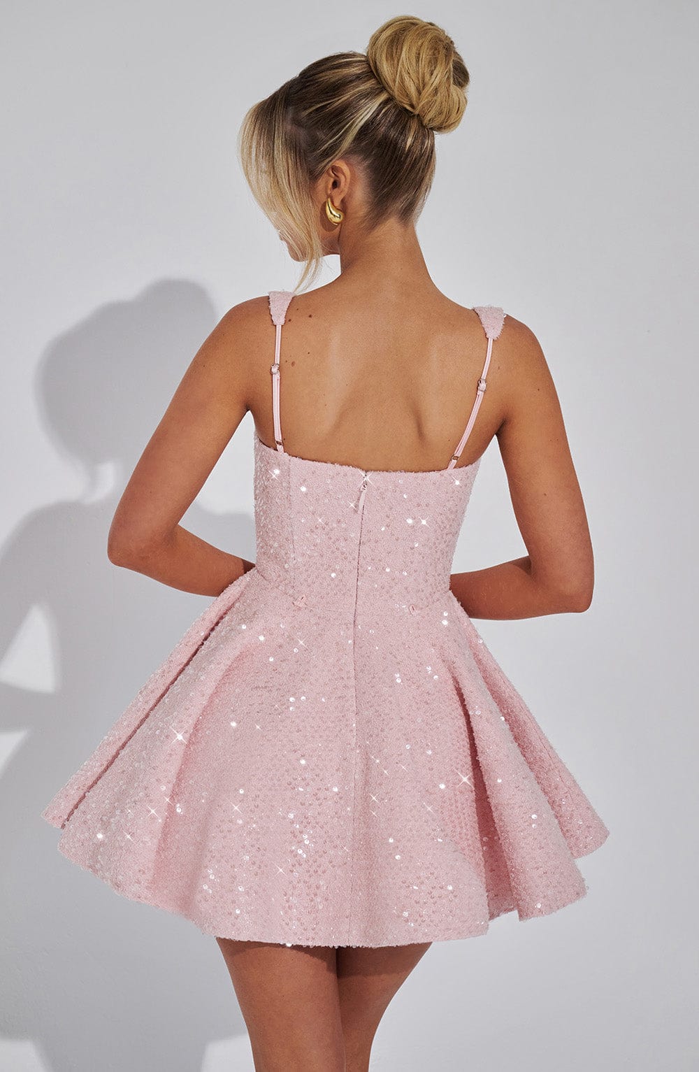 Dorothy Mini Elbise - Pembe