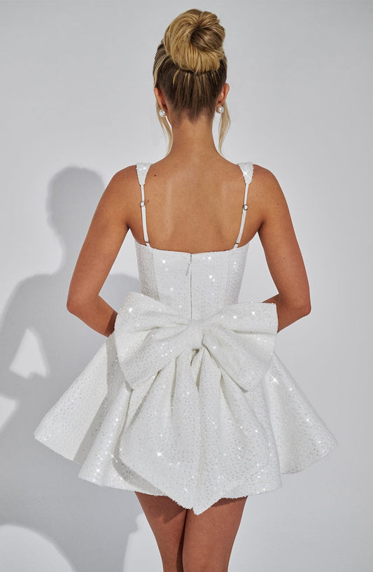 Dorothy Mini Elbise - Ivory
