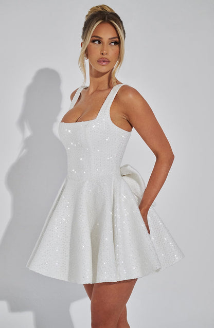 Dorothy Mini Elbise - Ivory