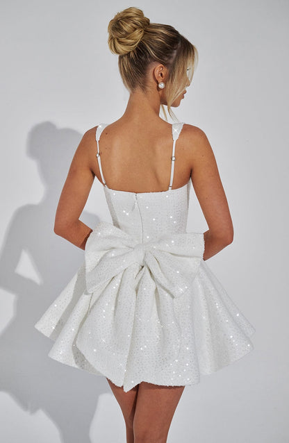 Dorothy Mini Elbise - Ivory