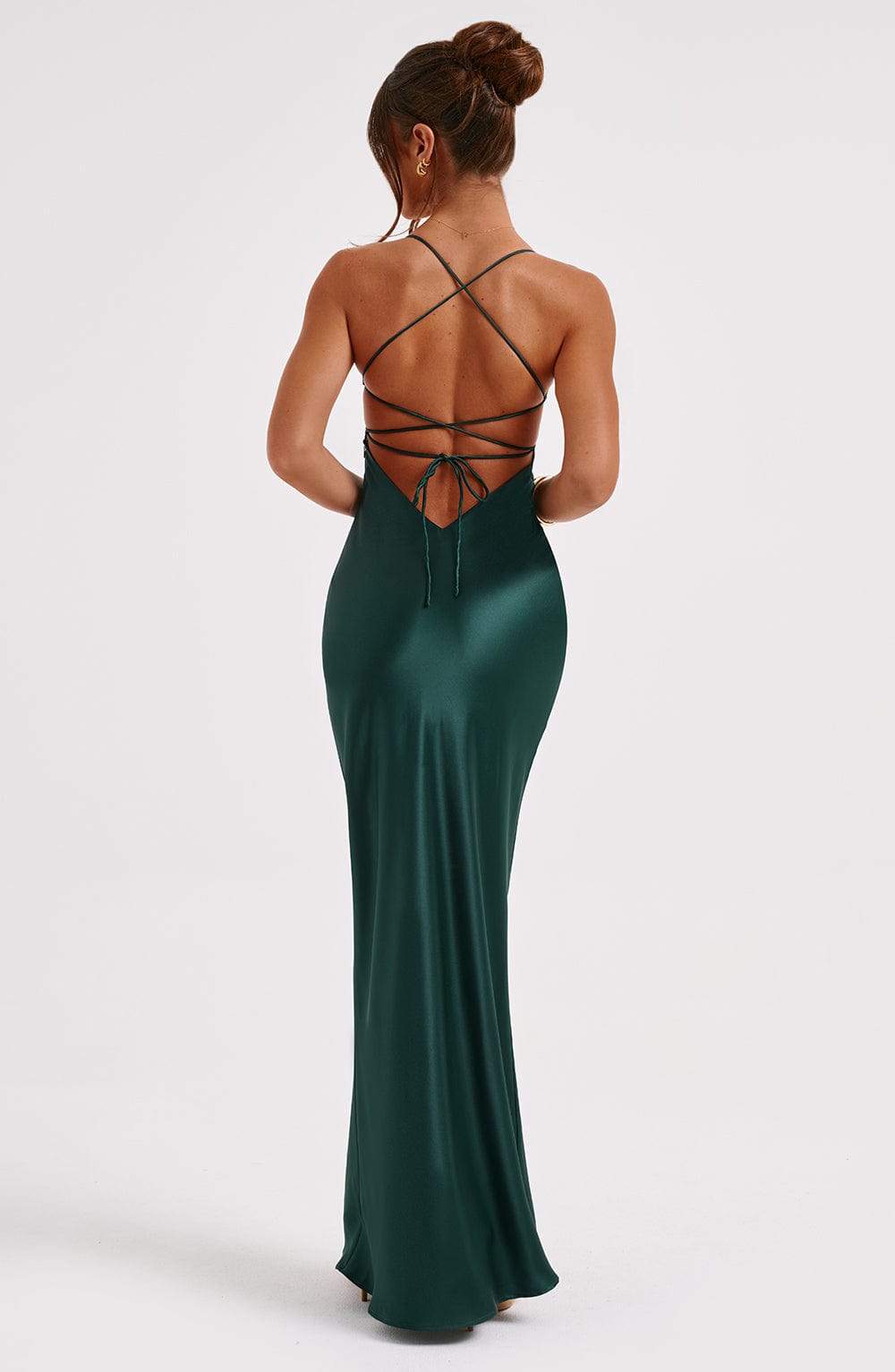 Malika Maxi Elbise - Zümrüt