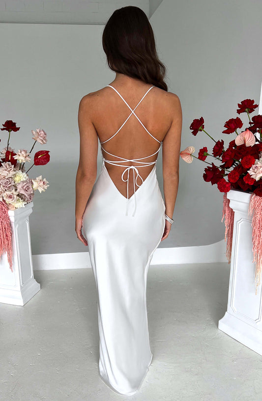 Malika Maxi Elbise - Ivory