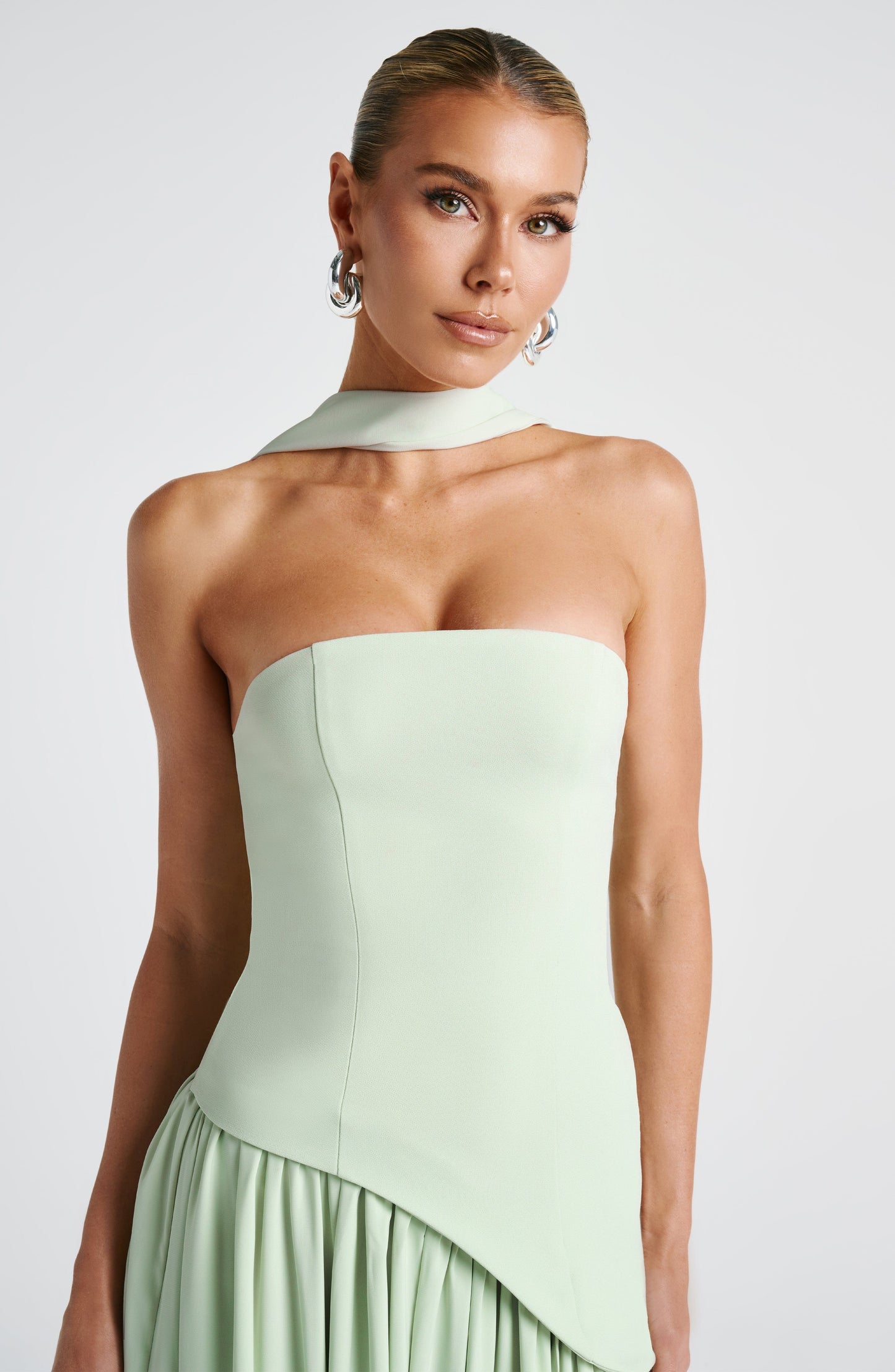 Maliyah Maxi Elbise - Nane