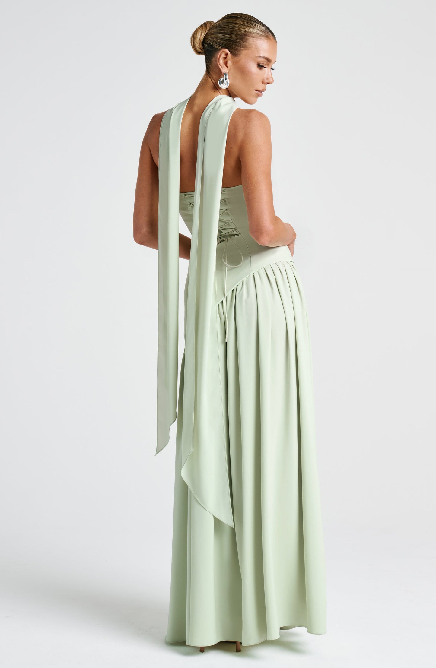 Maliyah Maxi Elbise - Nane