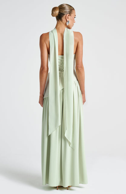 Maliyah Maxi Elbise - Nane