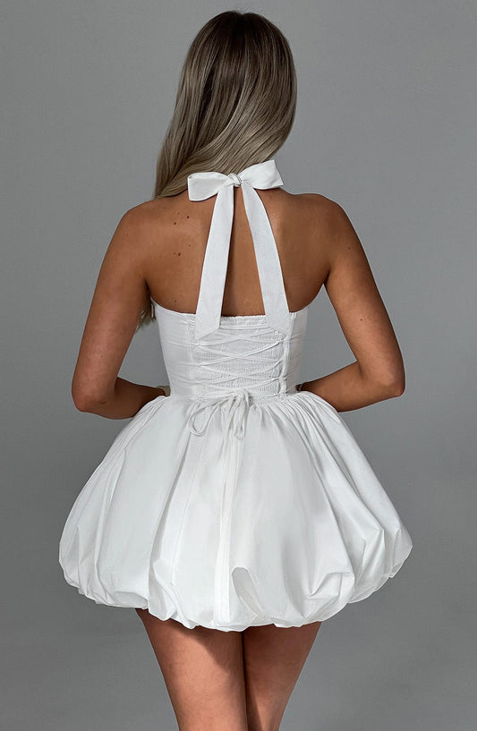 Maricia Mini Elbise - Ivory