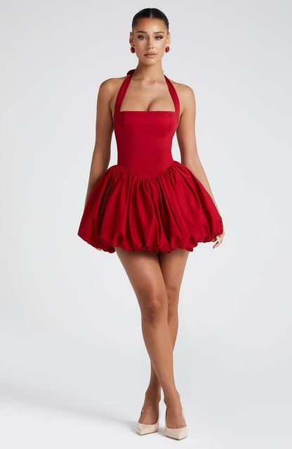 Maricia Mini Elbise - Kırmızı