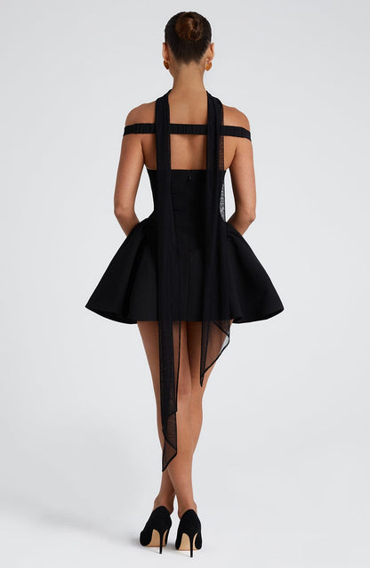 Marla Mini Elbise - Siyah