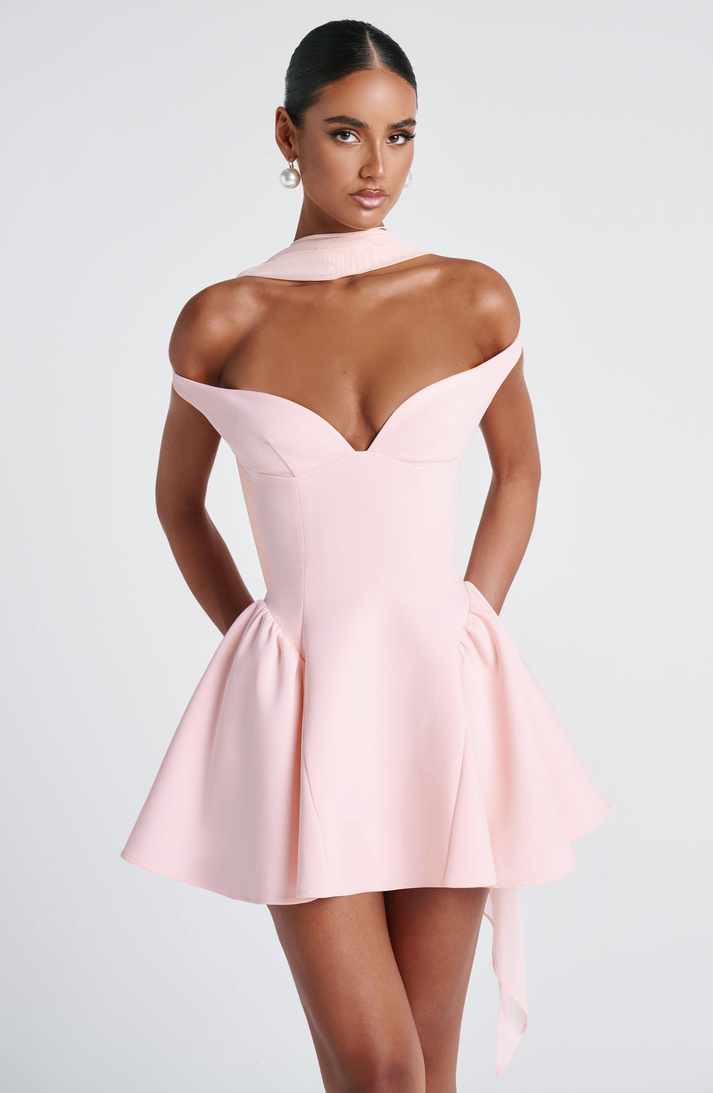 Marla Mini Elbise - Pembe