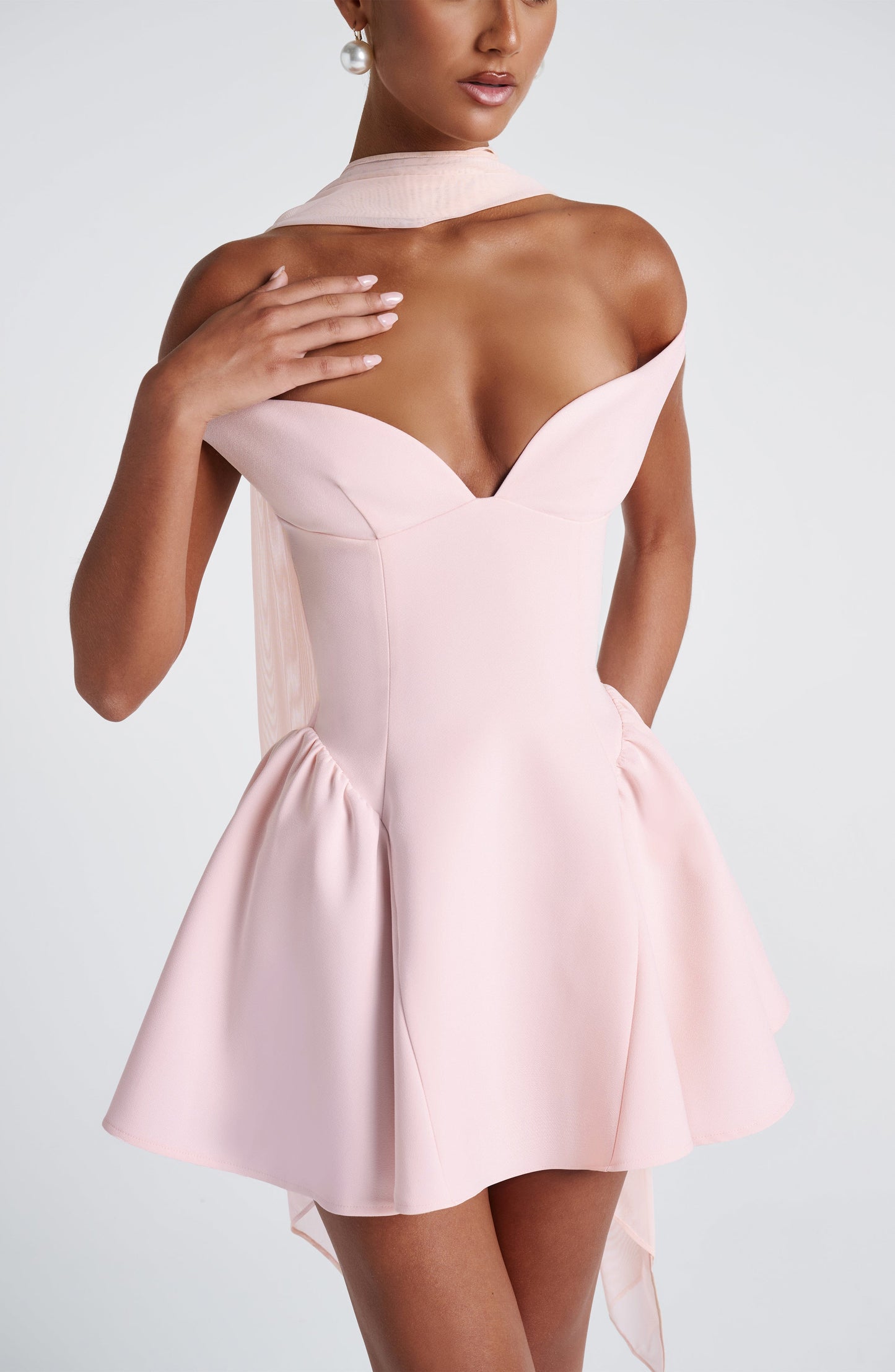 Marla Mini Elbise - Pembe