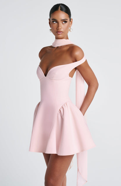 Marla Mini Elbise - Pembe
