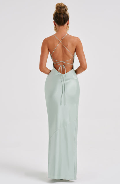 Misha Maxi Elbise - Sage