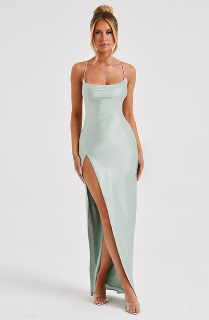 Misha Maxi Elbise - Sage