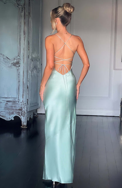 Misha Maxi Elbise - Sage
