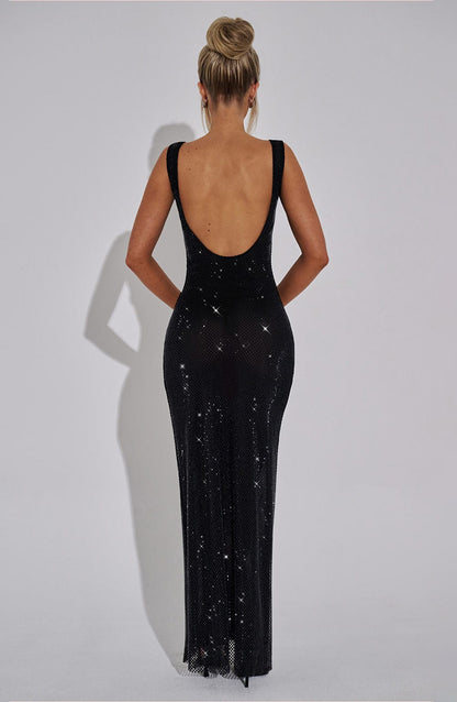 Petra Maxi Elbise - Siyah