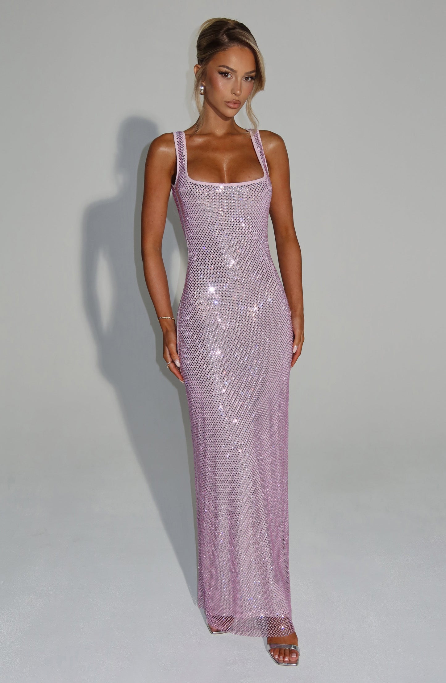 Petra Maxi Elbise - Pembe