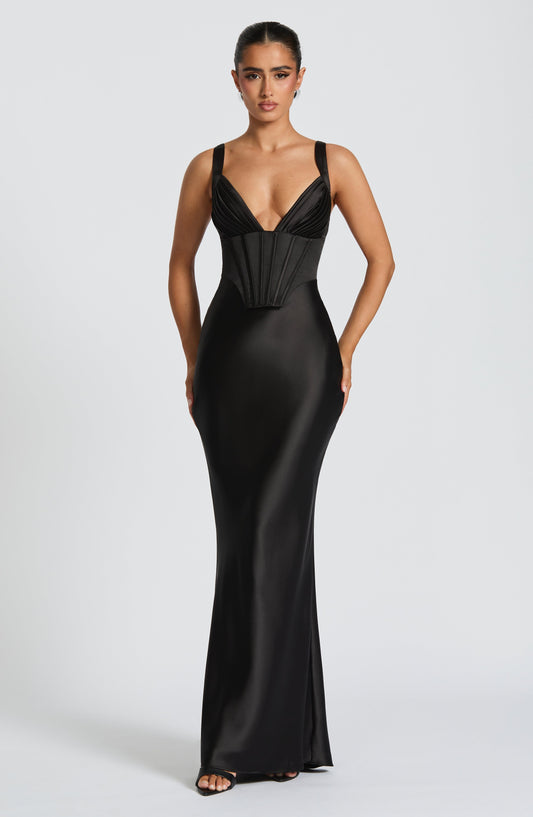 Shae Maxi Elbise - Siyah