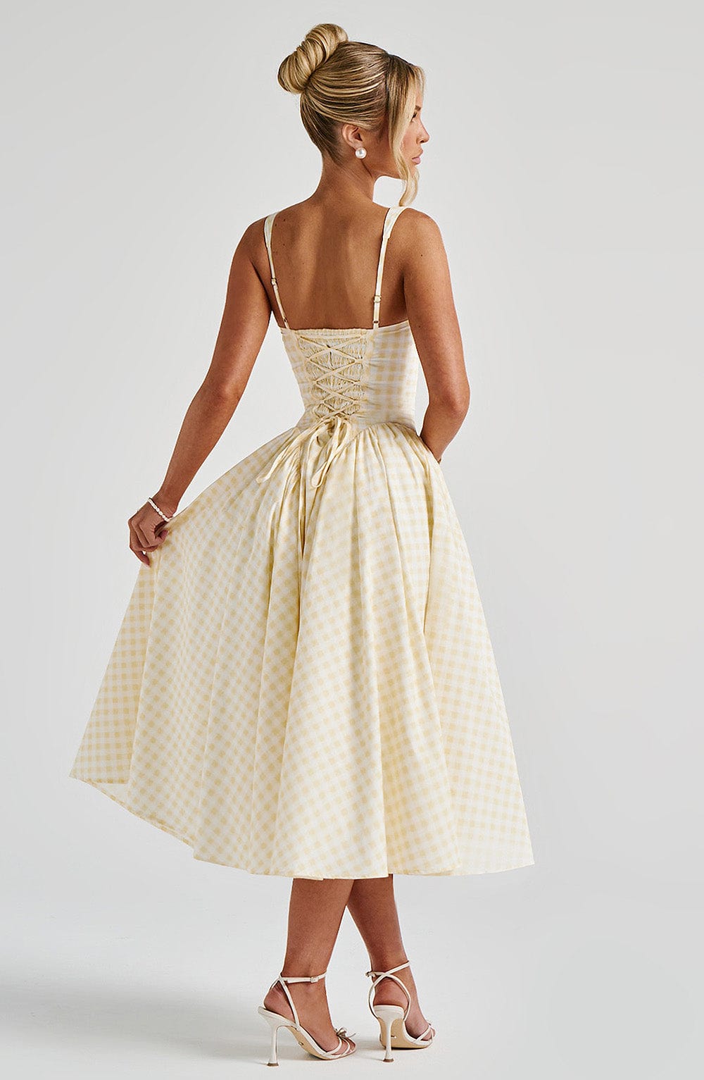 Sherrie Midi Elbise - Limon